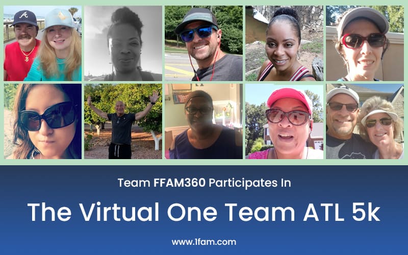 Team FFAM360 Participates in the Virtual One Team ATL 5k